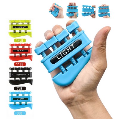 Multi-Pound Bidirectional Five-Finger Finger Strength Trainer