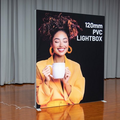 6.56'W x 8'H PVC SEG Lightbox Tooless Double Sided Print(Frame+Fabric)