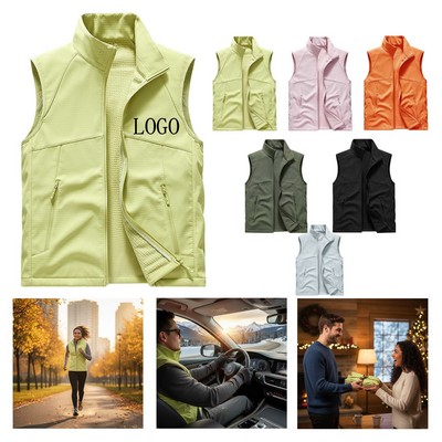 Unisex High Elastic Fleece Vest (S - 4XL)