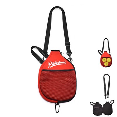 Pickleball Racket Bag With Mesh Storage Pocket