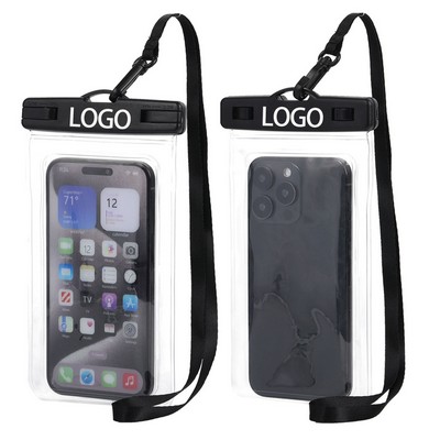 PVC Waterproof Phone Case (High-Definition Transparent Touchscreen Compatible)