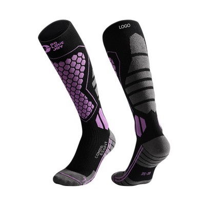 Winter Wool Ski Socks Long Thermal Quick Dry Outdoor High Tube Socks