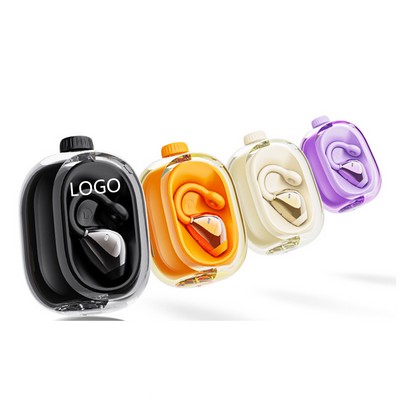 Clip-On Wireless Bluetooth AI Translation Music Earphones