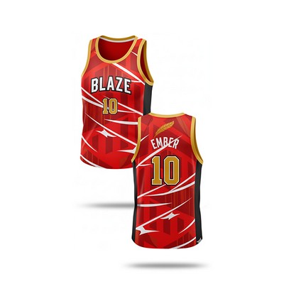 Women's Sublimation Basketball Jersey - 150G Interlock