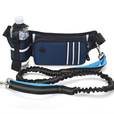 Multifunctional Dog Walking Waist Pack with Leash