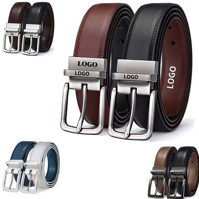 Needle Buckle Leather Belt