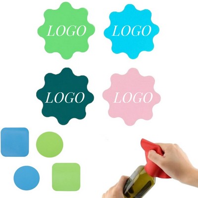 Silicone Flower Bottle Opener Coaster