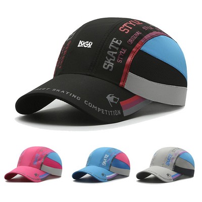 Adjustable Printed Patchwork Baseball Cap