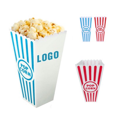 7.5" Colorful?Striped Plastic Popcorn Bucket