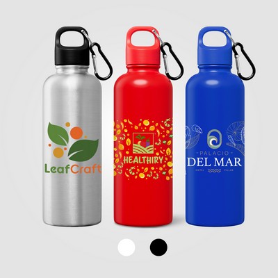 Portland Plus Recycled Stainless Steel Water Bottle - 25 oz. - Full-Color Inkjet