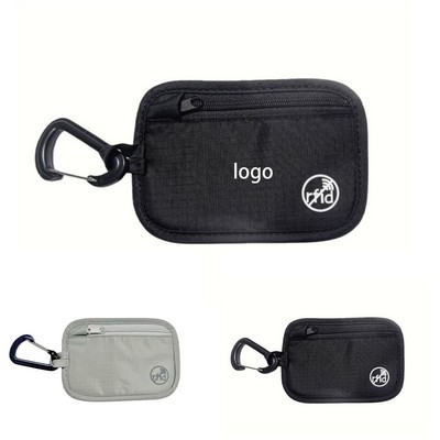 RFID Blocking Front Pocket Wallet With Hidden Compartment