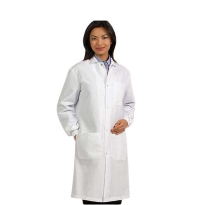 Fashion Seal Lab Coats - Unisex Three-Pocket 41" Full-Length Convertible Collar Lab Coat