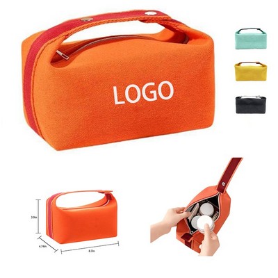 Canvas Portable Makeup Bag