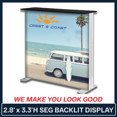2.8'W x 3.3'H SEG Backlit Display