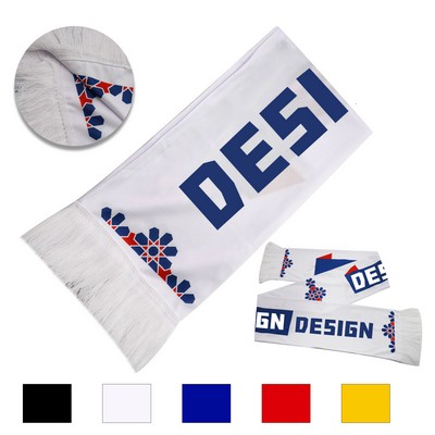 Custom Full Color World Cup Sports Scarf
