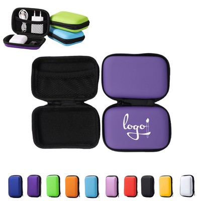 Zipper Protective Mesh Bag For Earphone