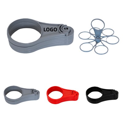 Foldable Plastic Cup Holder