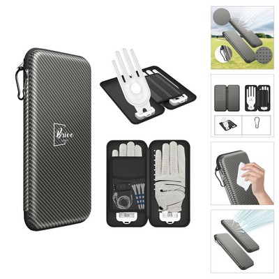 Professional Golf Accessories Box with Gloves Holder