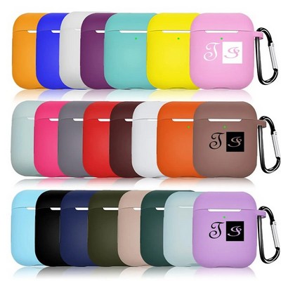 Silicone Ear bud Sleeve with Carabiner