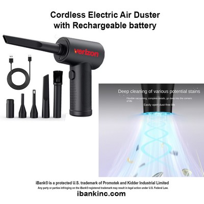 iBank ® Cordless Electric Air Duster with Rechargeable Battery