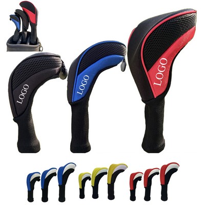 3 Pieces Golf Club Head Covers