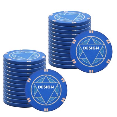 1.5" Full Color Custom Ceramic Chip Token