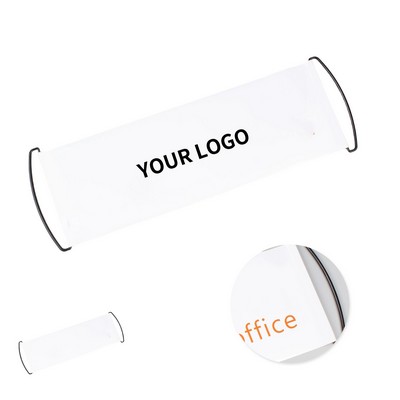 Custom Retractable Handheld Banner With PET Fabric