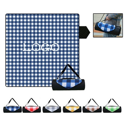 Foldable Picnic Blanket Mat With Strap