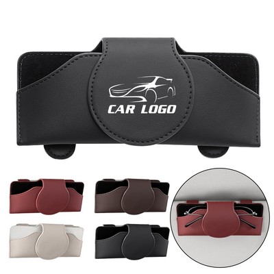Multi-Functional Car Sunglasses Holder Case