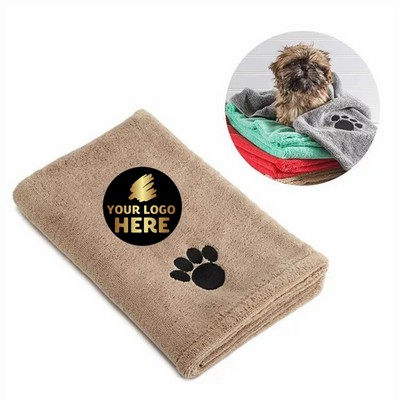Ultra-Absorbent Microfiber Pet Towel