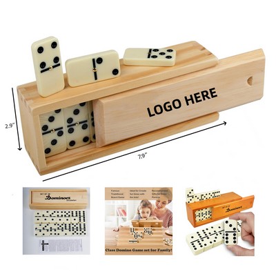 Double Six Domino Set With Storage Box