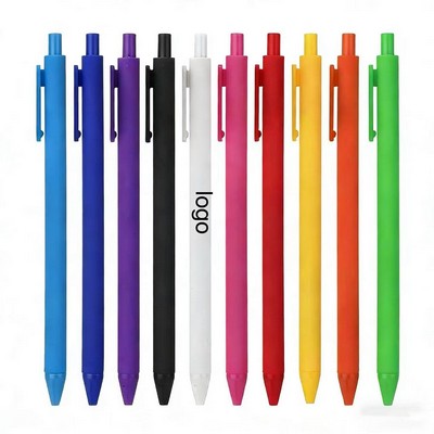 Large-capacity neutral core 0.5 mm Matte Finish Click Pens