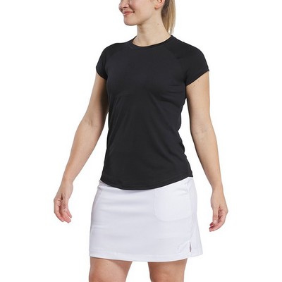 FootJoy Ladies Crewneck Performance Short Sleeve Shirt