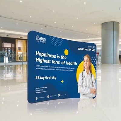 10' Curved Backdrop (Double Sided)