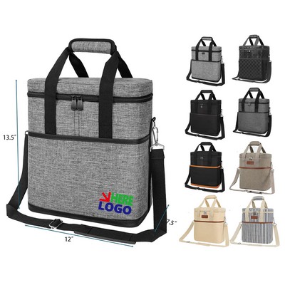 Carrier Tote Portable Leakproof Wine Cooler Bag