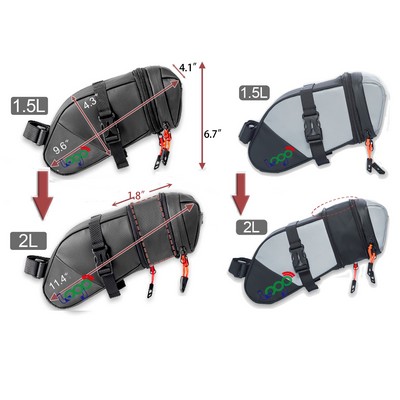 Water Resistant Bike Seat Bag