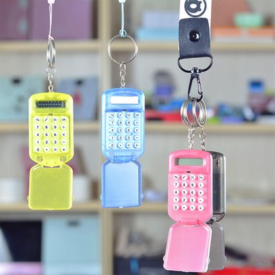 Mini Keychain Calculator W/ Flip