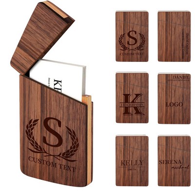 Wooden Business Card Holder