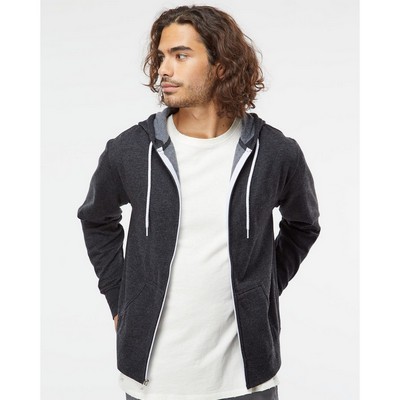 Independent Trading Co Unisex Lightweight Full-Zip Hooded Sweatshirt - AFX90UNZ