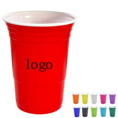 16oz Unbreakable Reusable PP Plastic Stadium Cup for Sports and Events