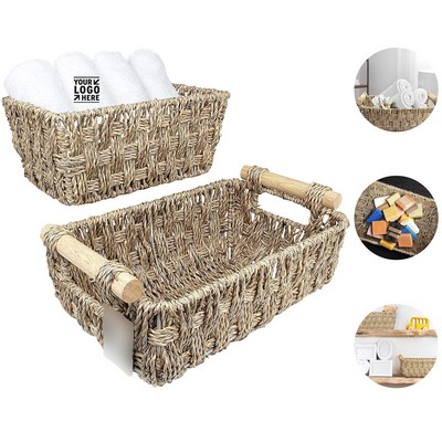 Natural Seagrass Storage Basket