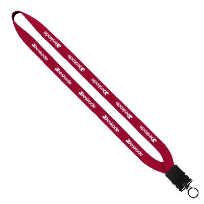 3/4" Neoprene Lanyard with Plastic Snap Buckle Release