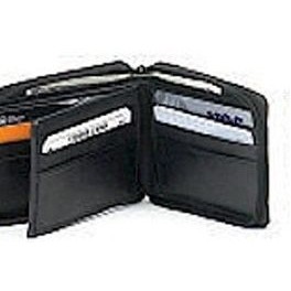 Men's Lamb Skin Zip Around Wallet & Middle Flap