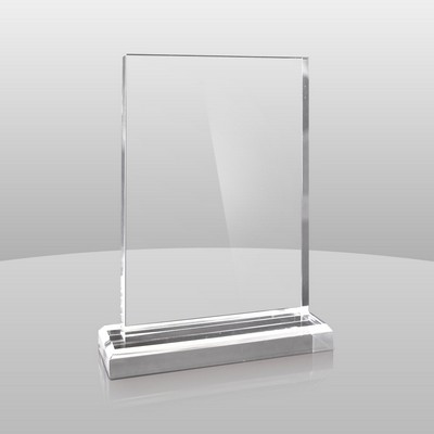Clear Rectangular Award (8"x6"x2")