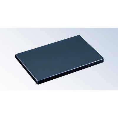 Smoked Glass Polished Edge Base, 4"x6"x3/8"
