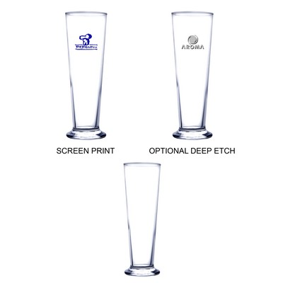 13 Oz. Pilsner Selection Tall Beer Glass (Screen Printed)
