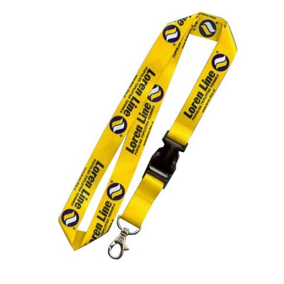 Lanyards: 3/4" Imported Polyester Lanyard