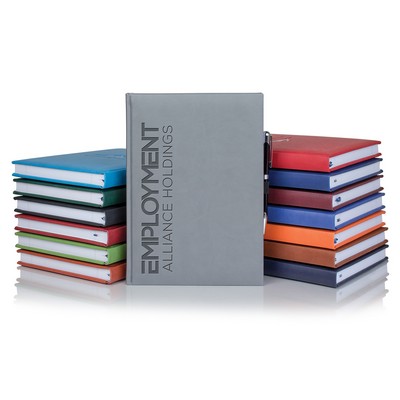 Castelli Tucson Grande Lined White Page Journal with Pen & Loop