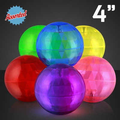 Assorted Large Light Up Bouncy Ball - BLANK