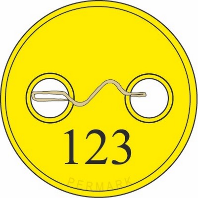 Membership Tags / Numbered Only / Round (1-1/4" Diam.)